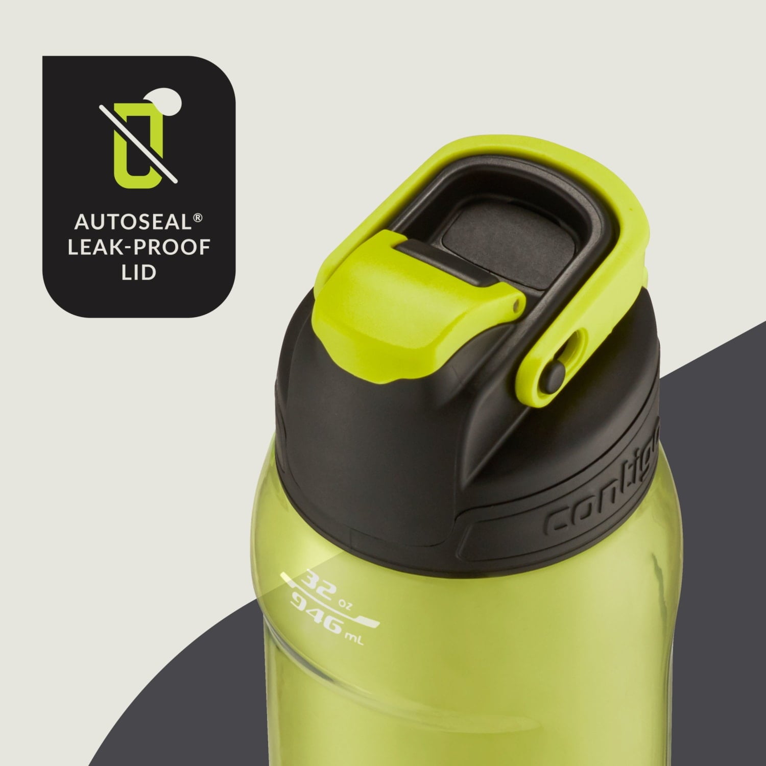 Contigo Fit Water Bottle with AUTOSEAL Lid, 32oz., Bolt C025V