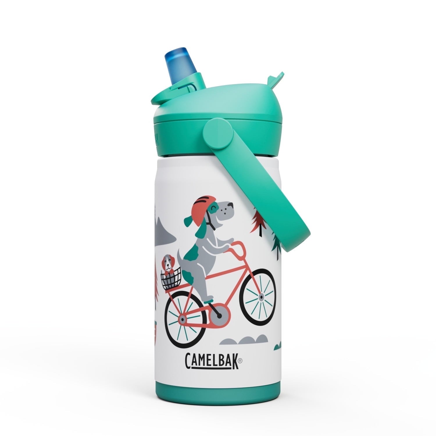 Camelbak Thrive™ Flip Straw Kids Stainless 12oz Water Bottle, Dino Jam C311A