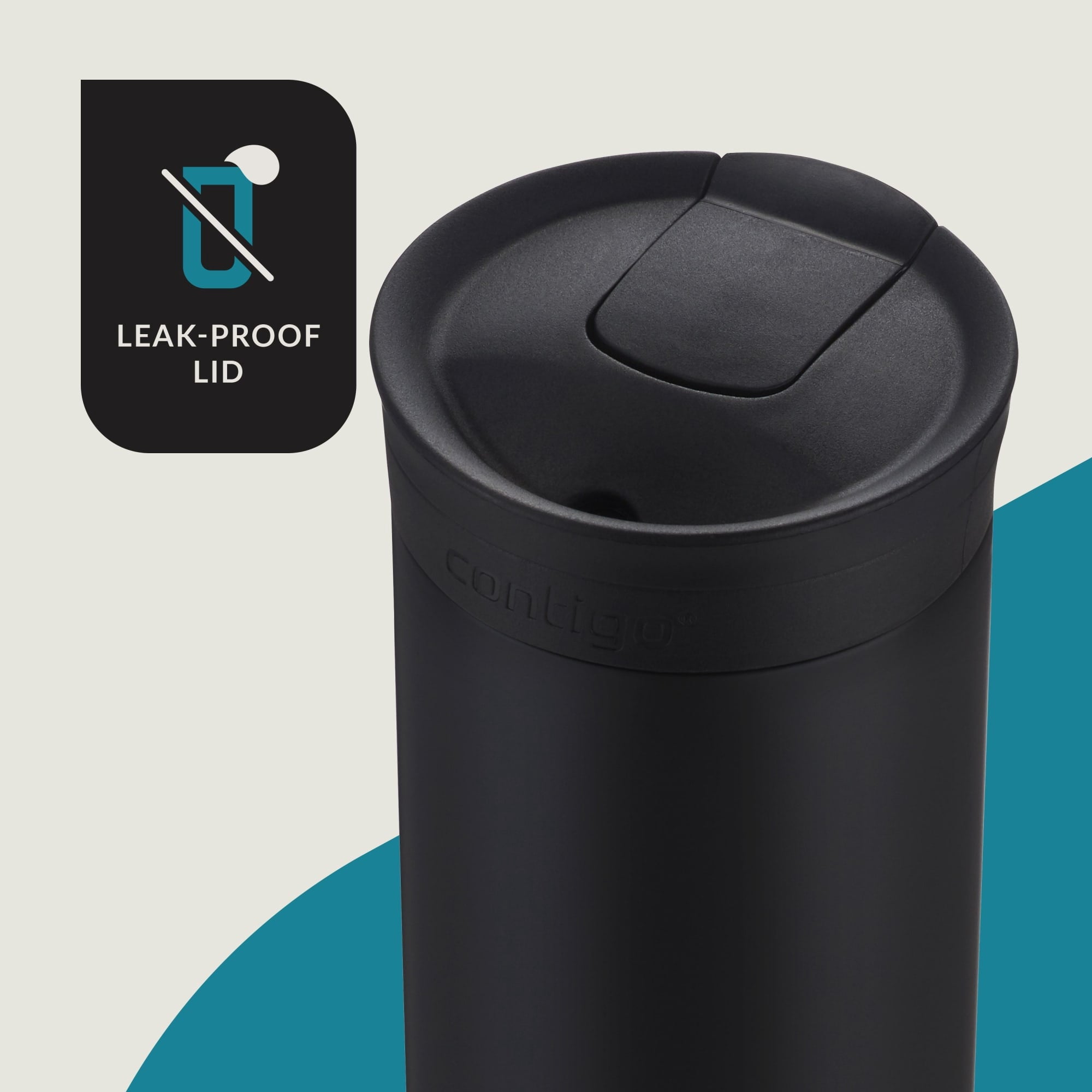 Contigo 16 oz. Huron 2.0 SnapSeal Stainless Steel Travel Mug - Licorice C001J