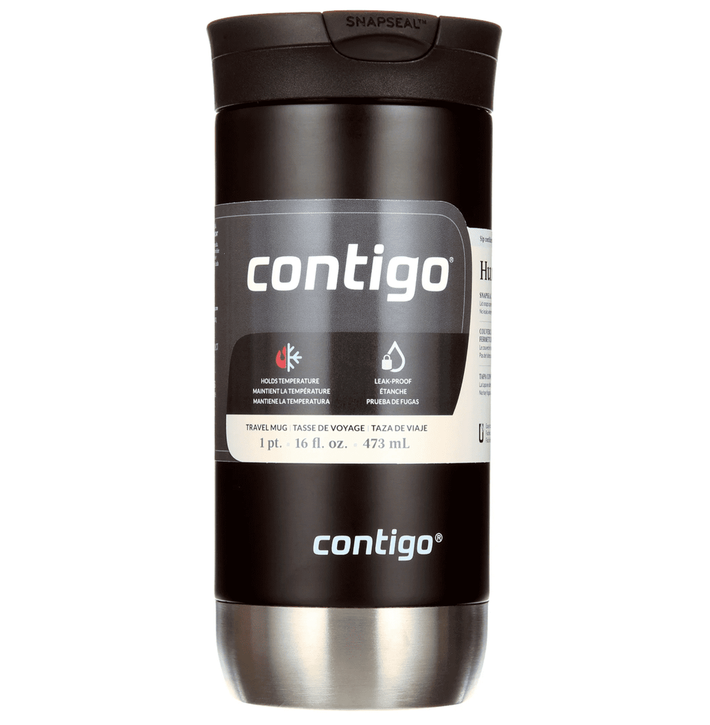 Contigo 16 oz. Huron 2.0 SnapSeal Stainless Steel Travel Mug - Licorice C001J