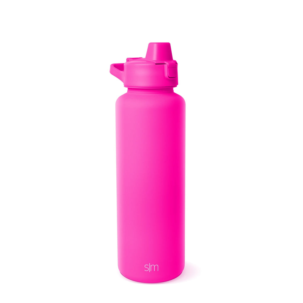 Simple Modern 48 fl oz Reusable Tritan Summit Water Bottle with Silicone Straw Lid|Raspberry Vibes C412B