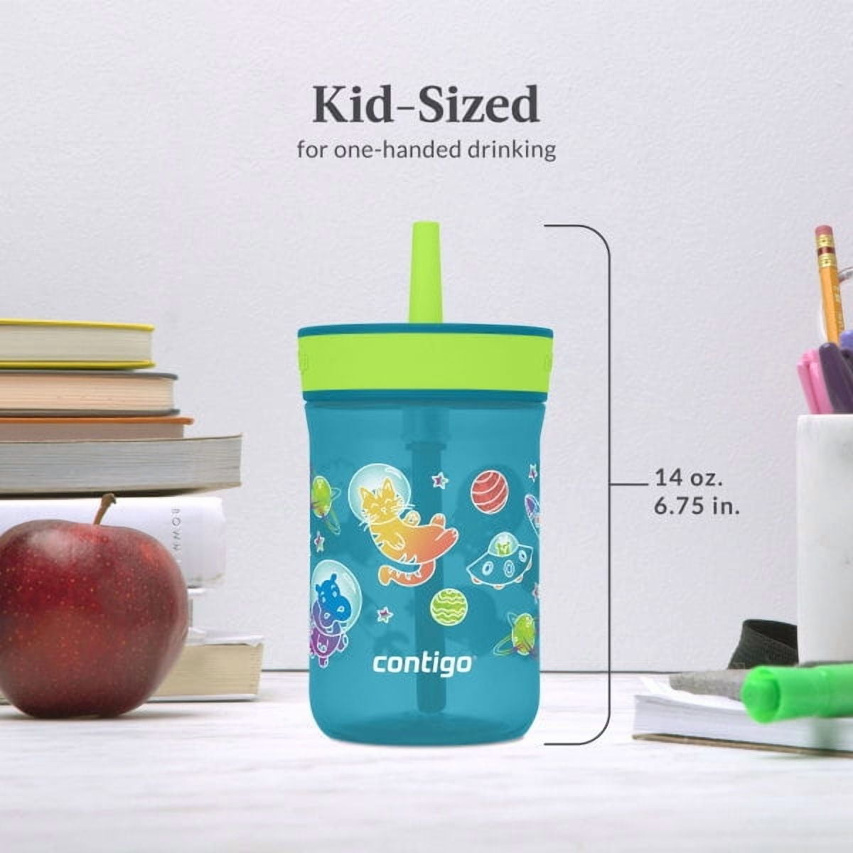 Contigo Kid's 14 oz. Leighton Tumbler 2-Pack - Dogs Doing Things/Spacecraft C110L