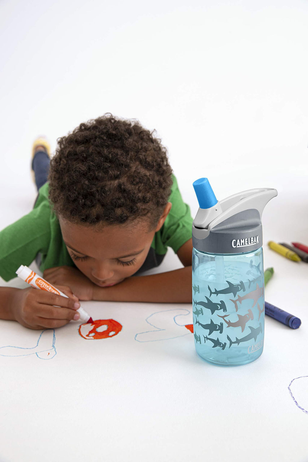 CamelBak Eddy Kids Water Bottle, Airplane Bandits.4 L C310Y