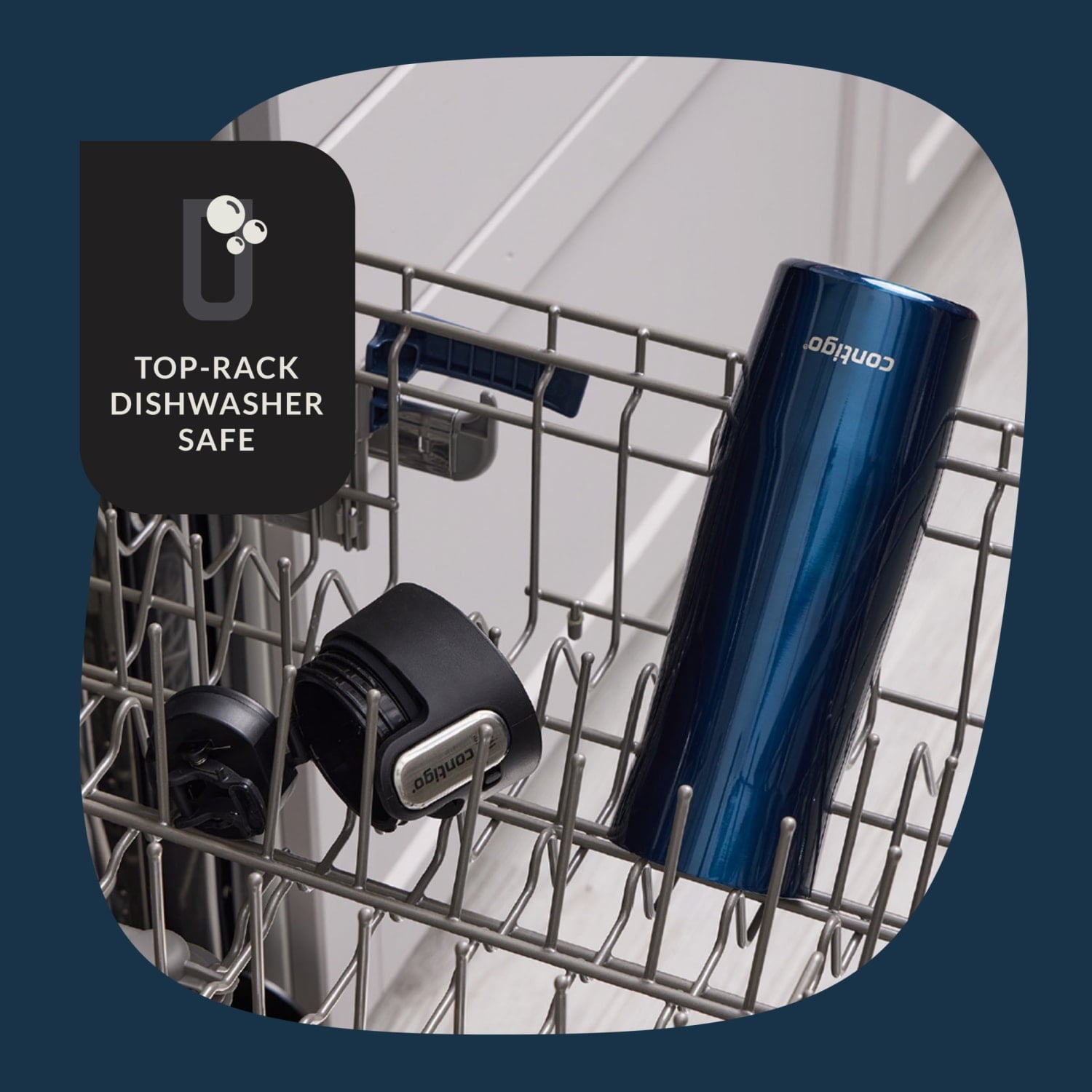 Contigo AUTOSEAL West Loop Vacuum-Insulated Stainless Steel Travel Mug with Easy-Clean Lid, 20 oz C006H