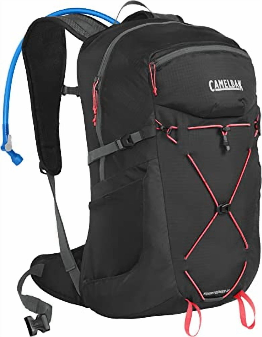 CAMELBAK WOMEN'S FOURTEENER 24 100OZ RESERVOIR HIKING - BLACK/FIERY CORAL C339Q