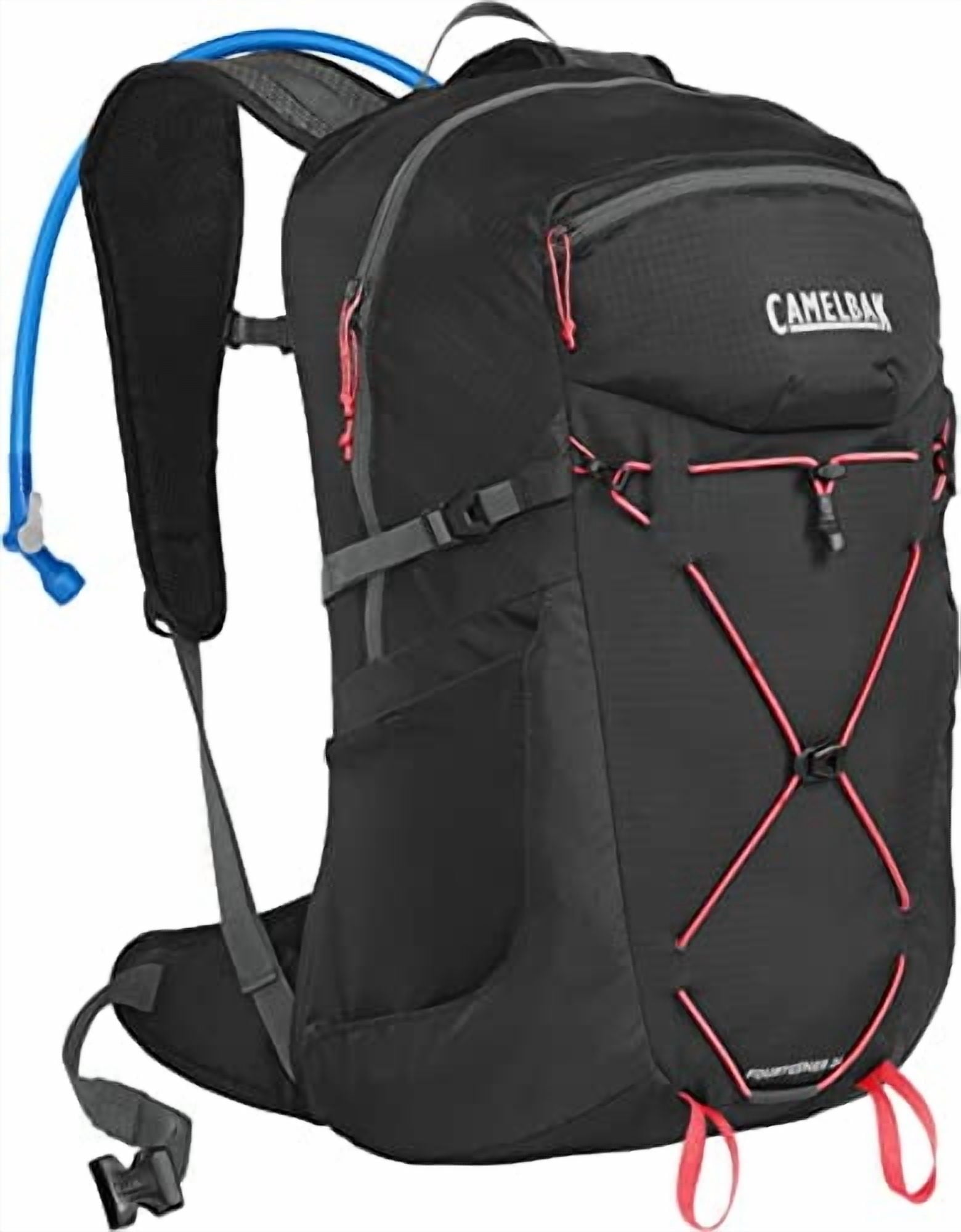 CAMELBAK WOMEN'S FOURTEENER 24 100OZ RESERVOIR HIKING - BLACK/FIERY CORAL C339Q
