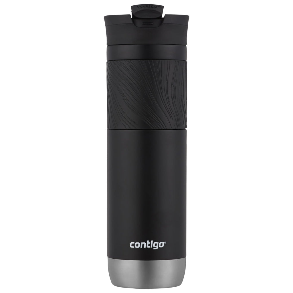 Contigo Byron 2.0 Stainless Steel Travel Mug with SNAPSEAL Lid and Grip in Black, 24 fl oz. C002M