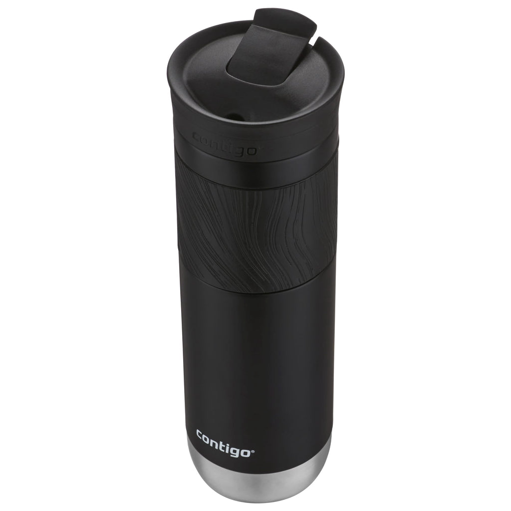 Contigo Byron 2.0 Stainless Steel Travel Mug with SNAPSEAL Lid and Grip in Black, 24 fl oz. C002M