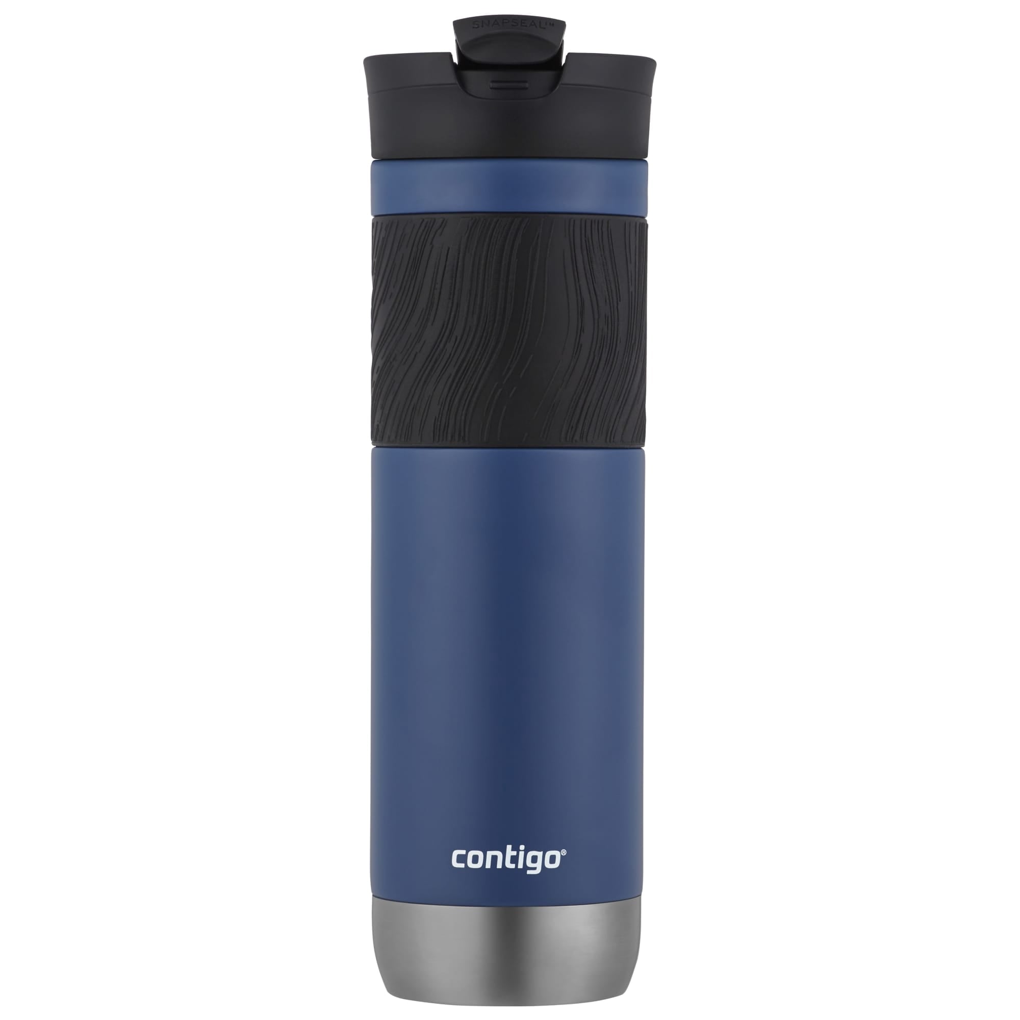 Contigo Byron 2.0 Stainless Steel Travel Mug with SNAPSEAL Lid and Grip in Black, 24 fl oz. C002M