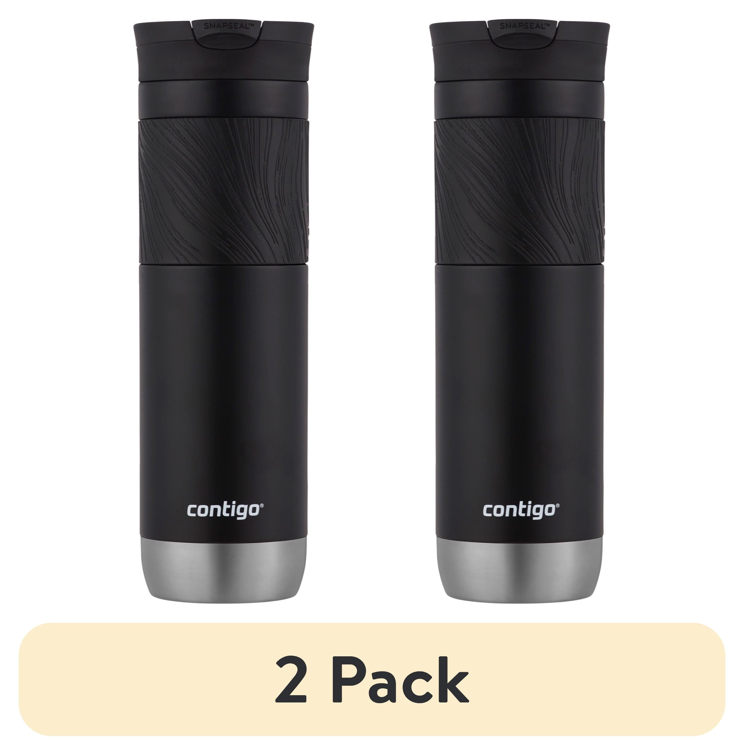 Contigo Byron 2.0 Stainless Steel Travel Mug with SNAPSEAL Lid and Grip in Black, 24 fl oz. C002M