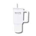 Tumbler 30 oz – Stainless Steel Cup with Handle and Lid | White Prime C420V