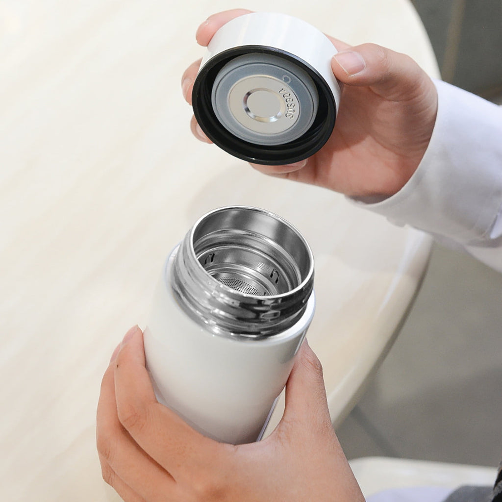 Stainless Steel Insulation Cup Cute Mini Portable Children Student Water Bottle Coffee Travel Mug LED Temperature Display Double Walled Vacuum Long Lasting Insulation C054T