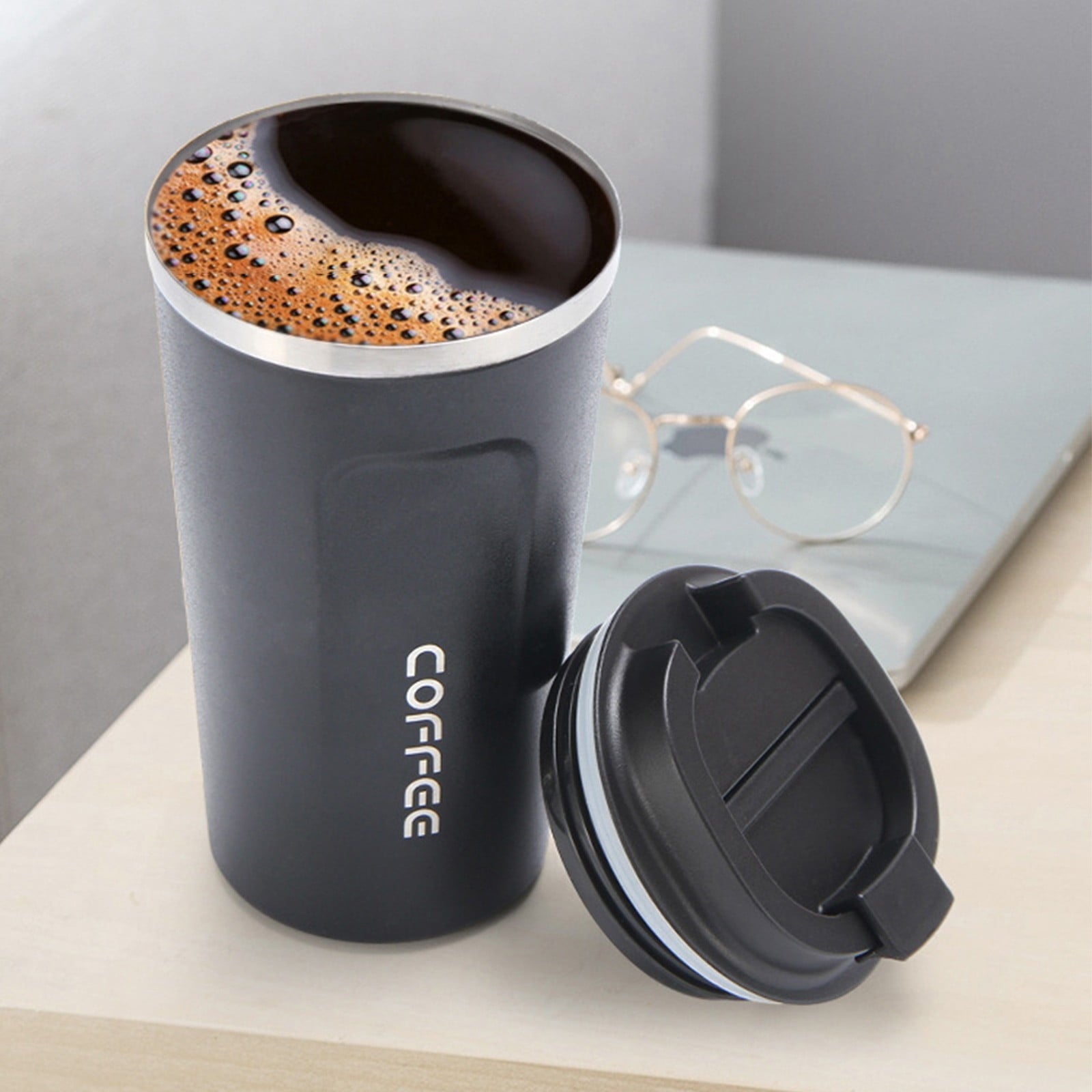 Stainless Steel Insulation Cup Cute Mini Portable Children Student Water Bottle Coffee Travel Mug LED Temperature Display Double Walled Vacuum Long Lasting Insulation C054T