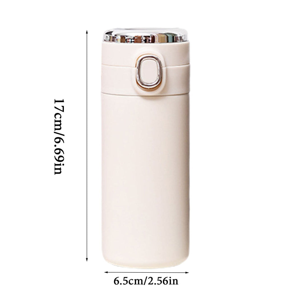 Stainless Steel Insulation Cup Cute Mini Portable Children Student Water Bottle Coffee Travel Mug LED Temperature Display Double Walled Vacuum Long Lasting Insulation C054T