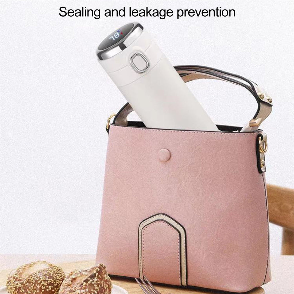Stainless Steel Insulation Cup Cute Mini Portable Children Student Water Bottle Coffee Travel Mug LED Temperature Display Double Walled Vacuum Long Lasting Insulation C054T