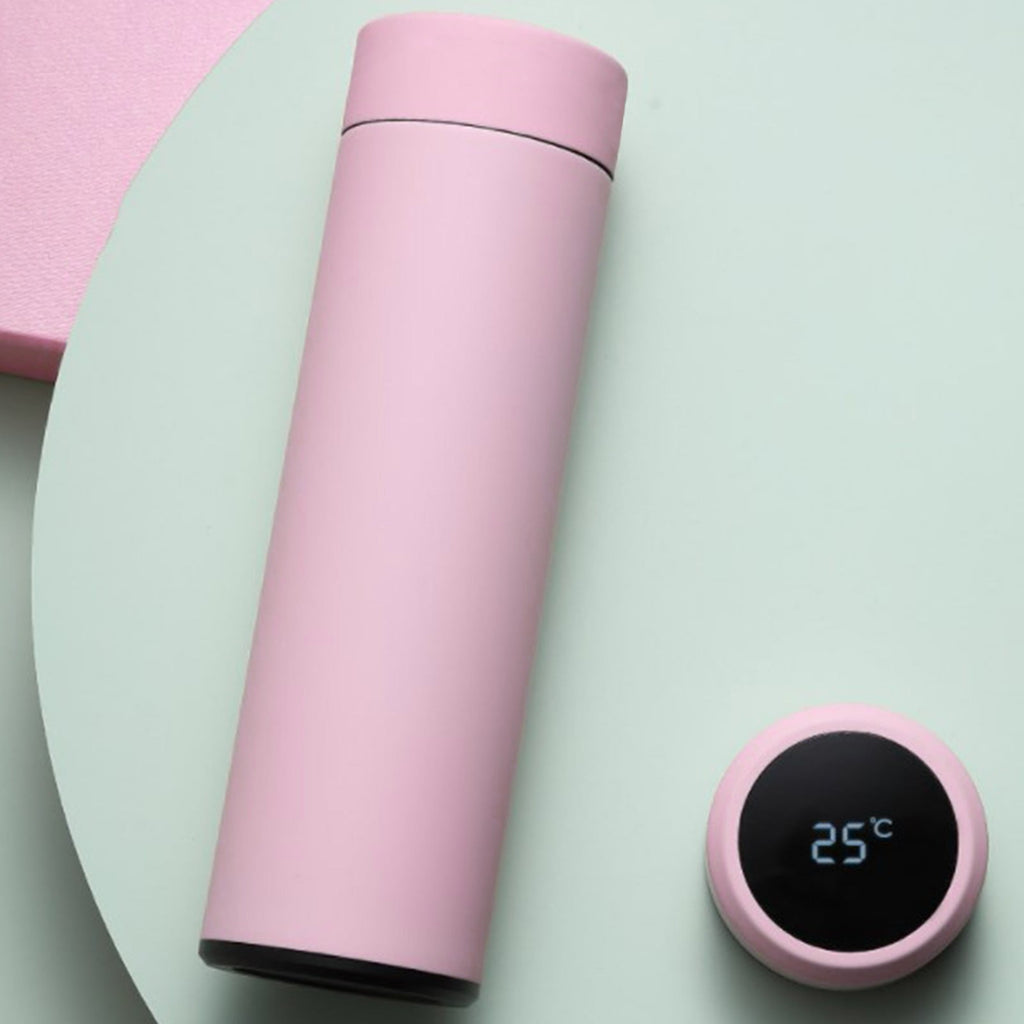 Stainless Steel Insulation Cup Cute Mini Portable Children Student Water Bottle Coffee Travel Mug LED Temperature Display Double Walled Vacuum Long Lasting Insulation C054T