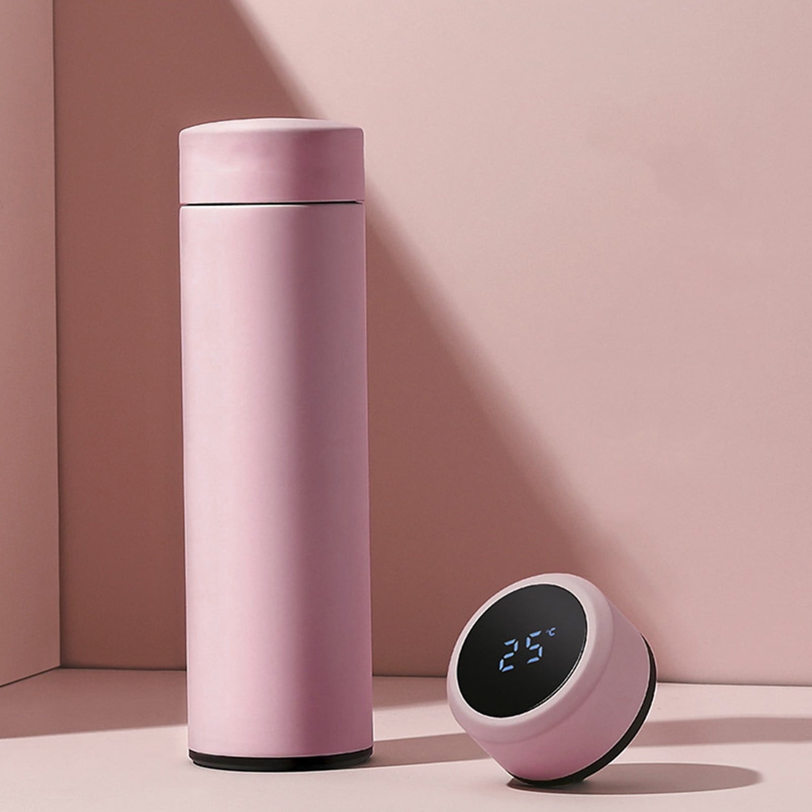 Stainless Steel Insulation Cup Cute Mini Portable Children Student Water Bottle Coffee Travel Mug LED Temperature Display Double Walled Vacuum Long Lasting Insulation C054T