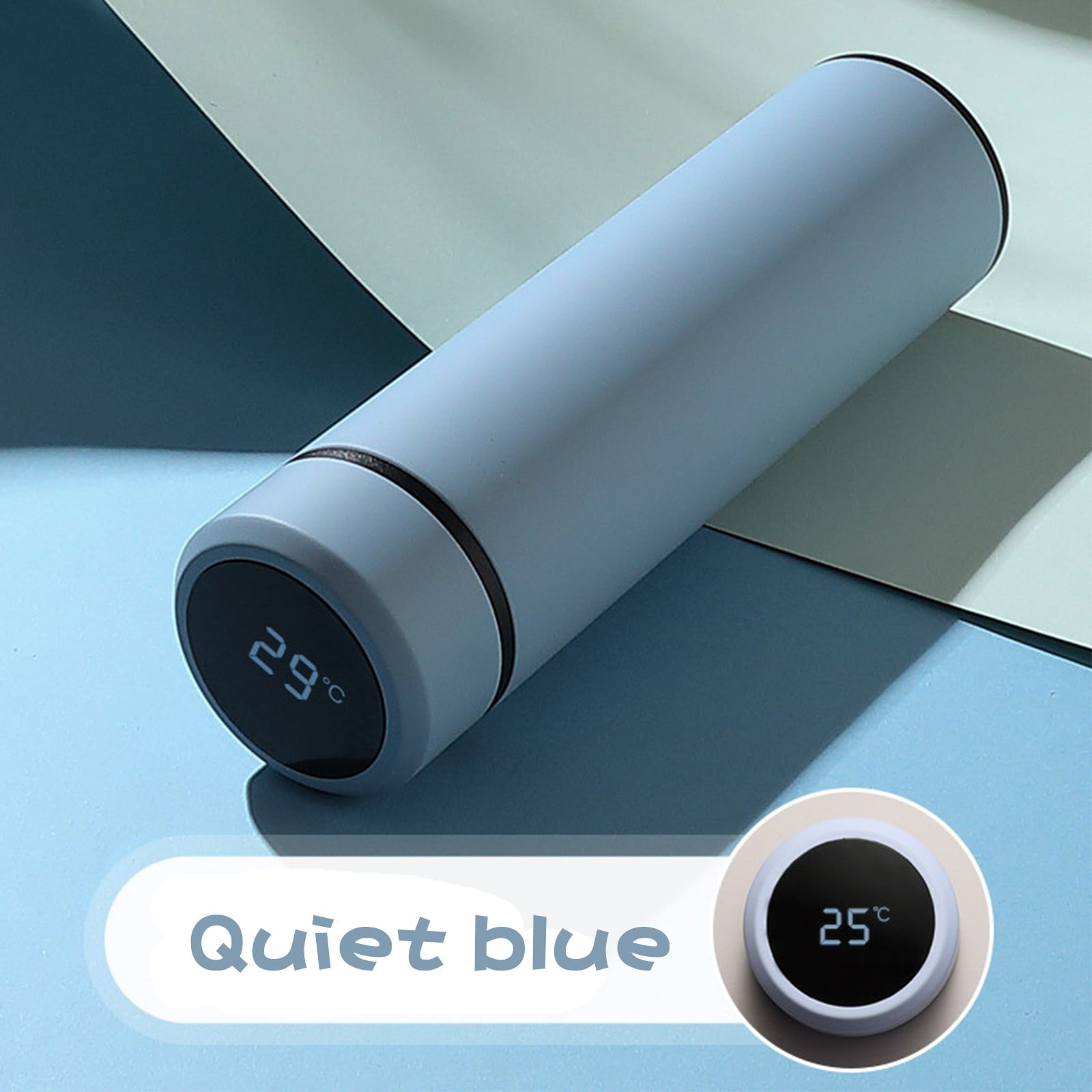 Stainless Steel Insulation Cup Cute Mini Portable Children Student Water Bottle Coffee Travel Mug LED Temperature Display Double Walled Vacuum Long Lasting Insulation C054T
