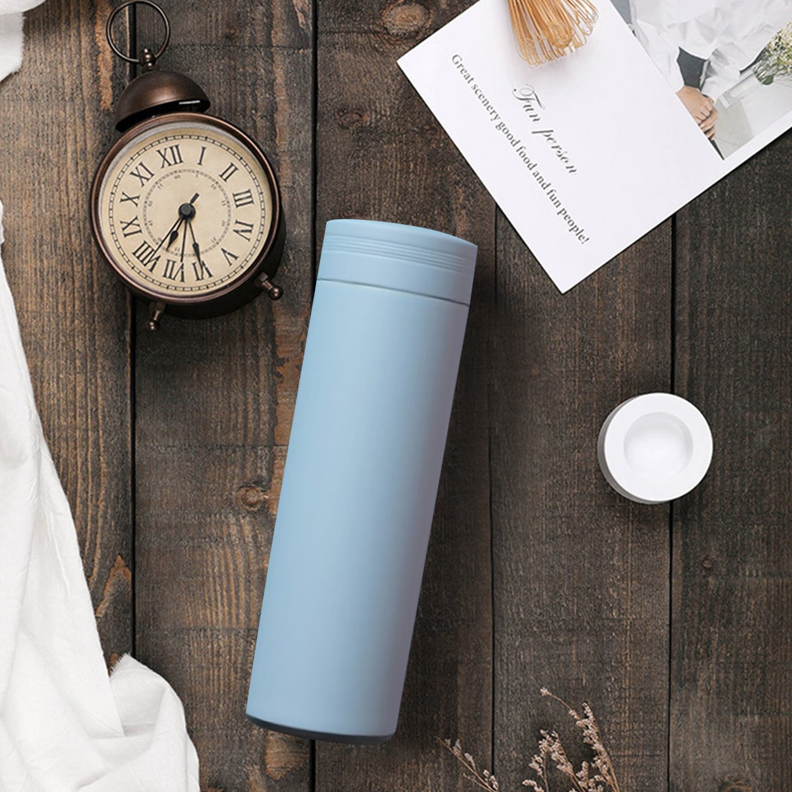 Stainless Steel Insulation Cup Cute Mini Portable Children Student Water Bottle Coffee Travel Mug LED Temperature Display Double Walled Vacuum Long Lasting Insulation C054T