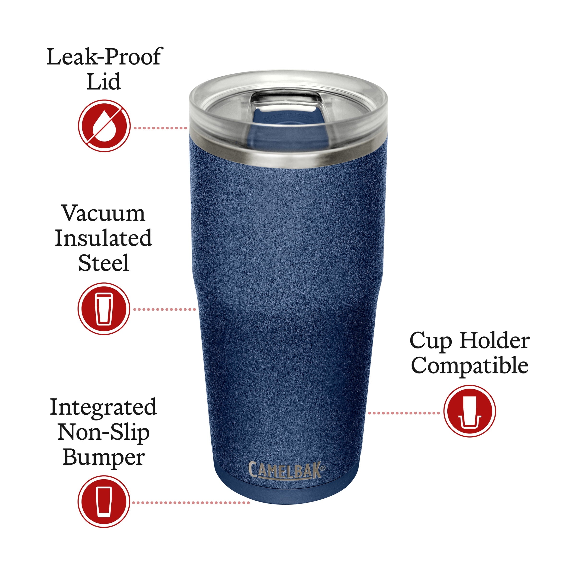 CamelBak Thrive™ Insulated Stainless Steel Tumbler, 20 oz, Navy C276F