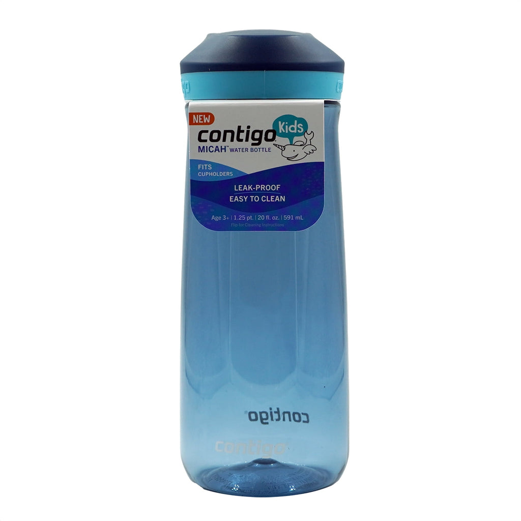 Contigo Kid's 20 oz. Micah Water Bottle w/ Simple Lid - Pineapple/Cool Lime C046A