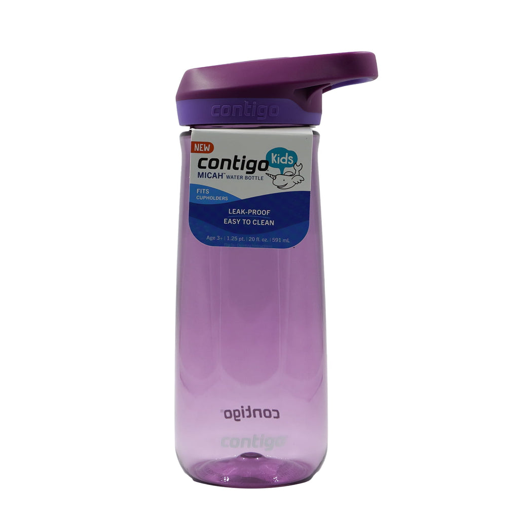 Contigo Kid's 20 oz. Micah Water Bottle w/ Simple Lid - Pineapple/Cool Lime C046A