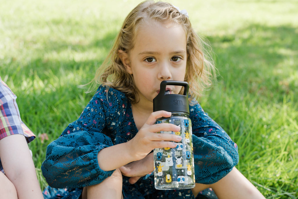 Simple Modern Disney 12oz Summit Kids Tritan Water Bottle with Straw Lid for Toddler - Dishwasher Safe Travel Tumbler - Disney: Mickey Retro C423N