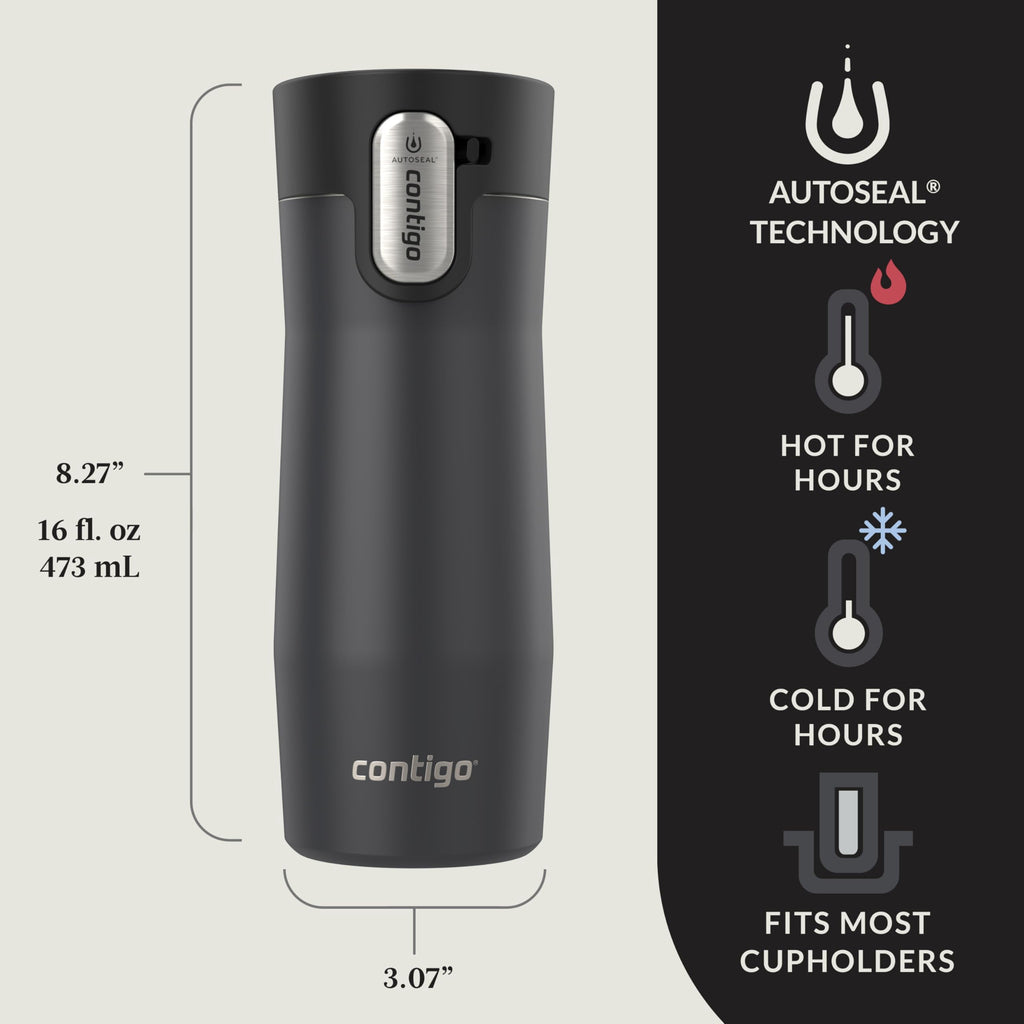 Autoseal West Loop Vacuum-insulated Stainless Steel Travel Mug With Easy-clean Lid 20 Oz Sake C104D
