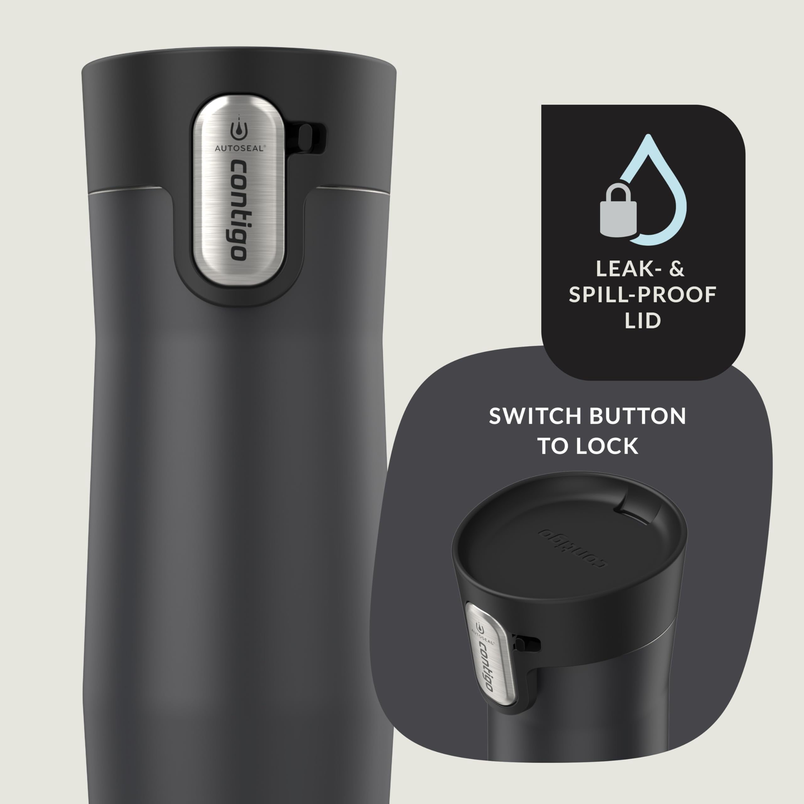 Autoseal West Loop Vacuum-insulated Stainless Steel Travel Mug With Easy-clean Lid 20 Oz Sake C104D