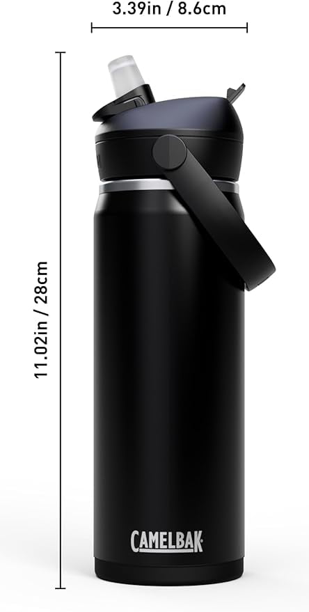 CamelBak Thrive™ Flip Straw Insulated Stainless Steel Water Bottle, 20oz, Moss C363M