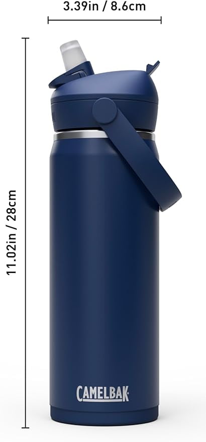 CamelBak Thrive™ Flip Straw Insulated Stainless Steel Water Bottle, 20oz, Moss C363M