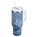 30 oz Insulated Stainless Steel Tumbler Double Wall Stainless Steel Tumbler with 2-Way Drinking Glass Mapleleaves C491J