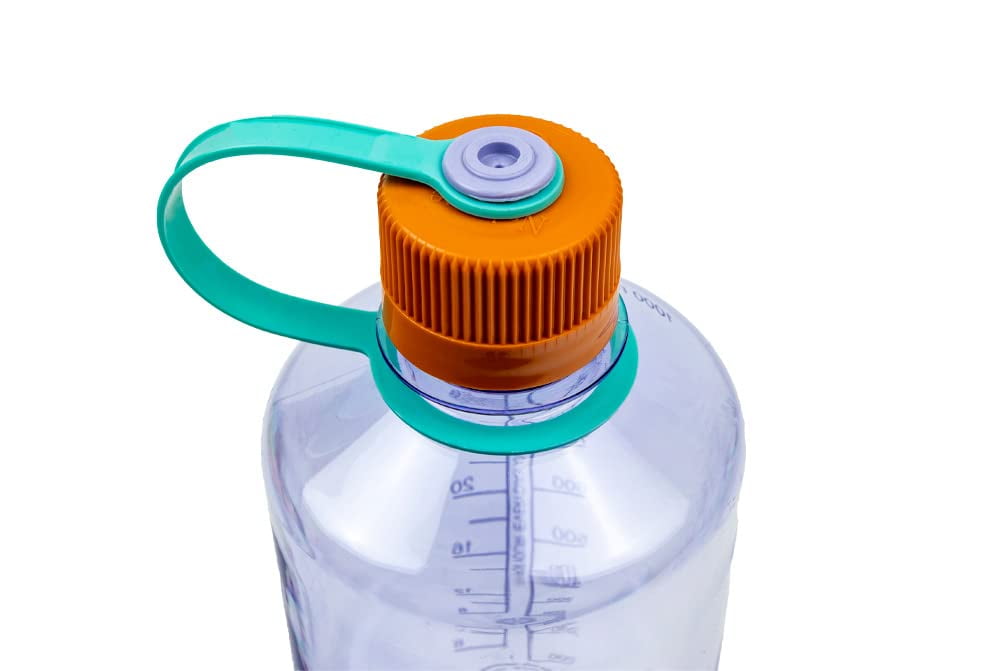 Nalgene Sustain Tritan BPA-Free Water Bottle Made with Material Derived from 50% Plastic Waste, 32 OZ, Narrow Mouth, Amethyst C30 C155K