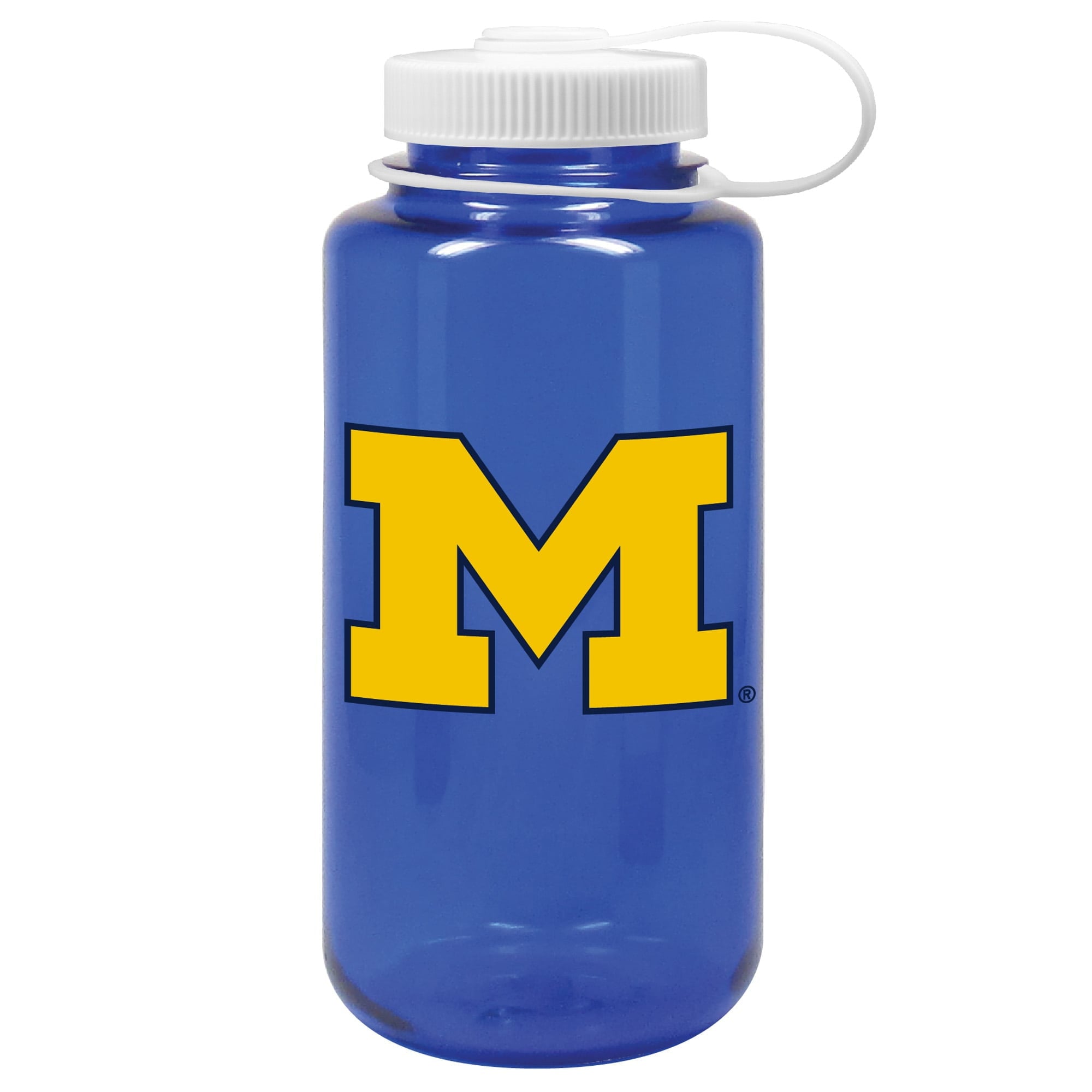 Navy Michigan Wolverines 32oz. Nalgene Sustainable Wide Mouth Water Bottle C163T