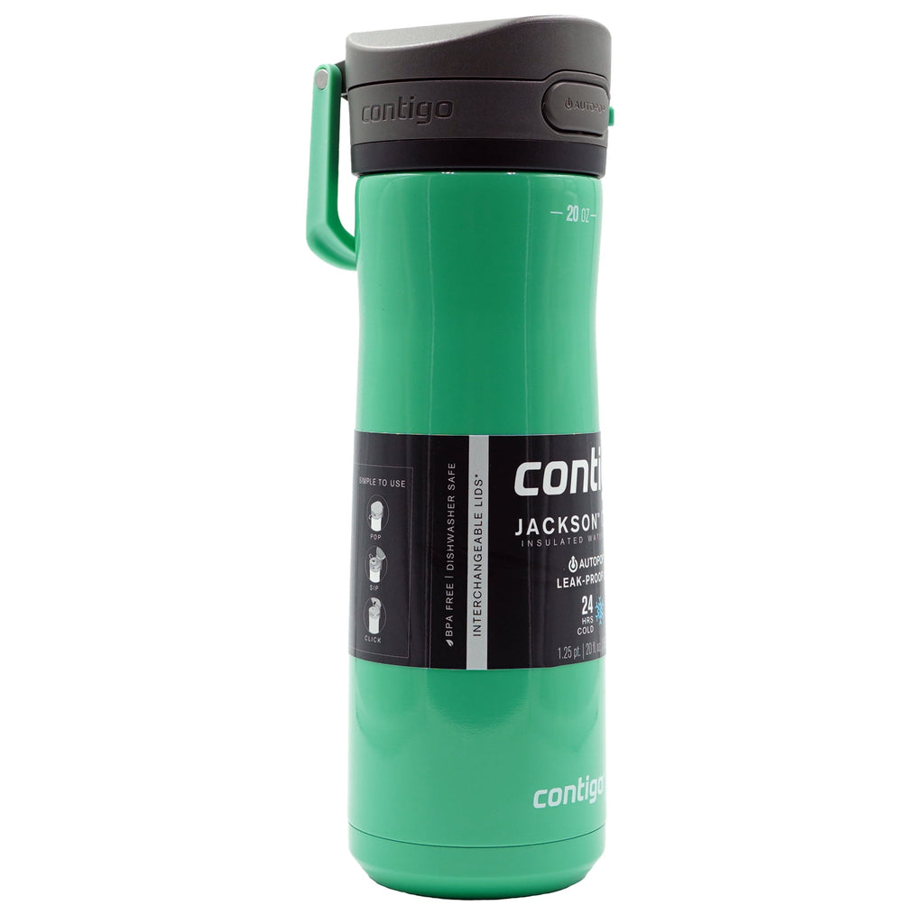 Contigo 20 oz. Jackson Chill 2.0 Water Bottle - Stainless Steel w/Licorice C059K