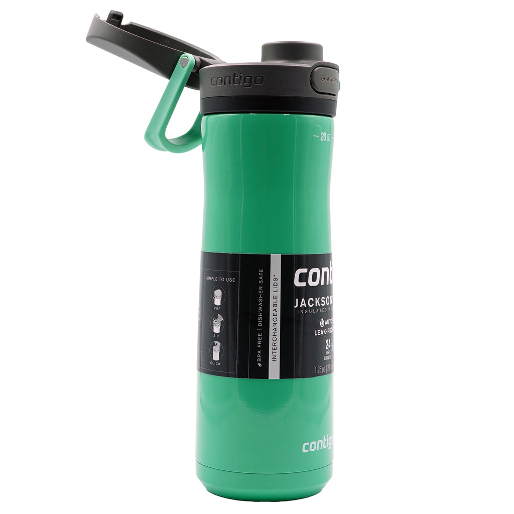 Contigo 20 oz. Jackson Chill 2.0 Water Bottle - Stainless Steel w/Licorice C059K