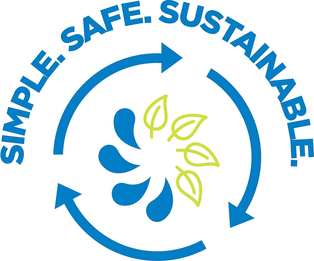 Nalgene Sustain Tritan BPA-Free Water Bottle Made with Material Derived from 50% Plastic Waste (using ISCC certified mass balance), 48 OZ, Wide Mouth, Blue C147G