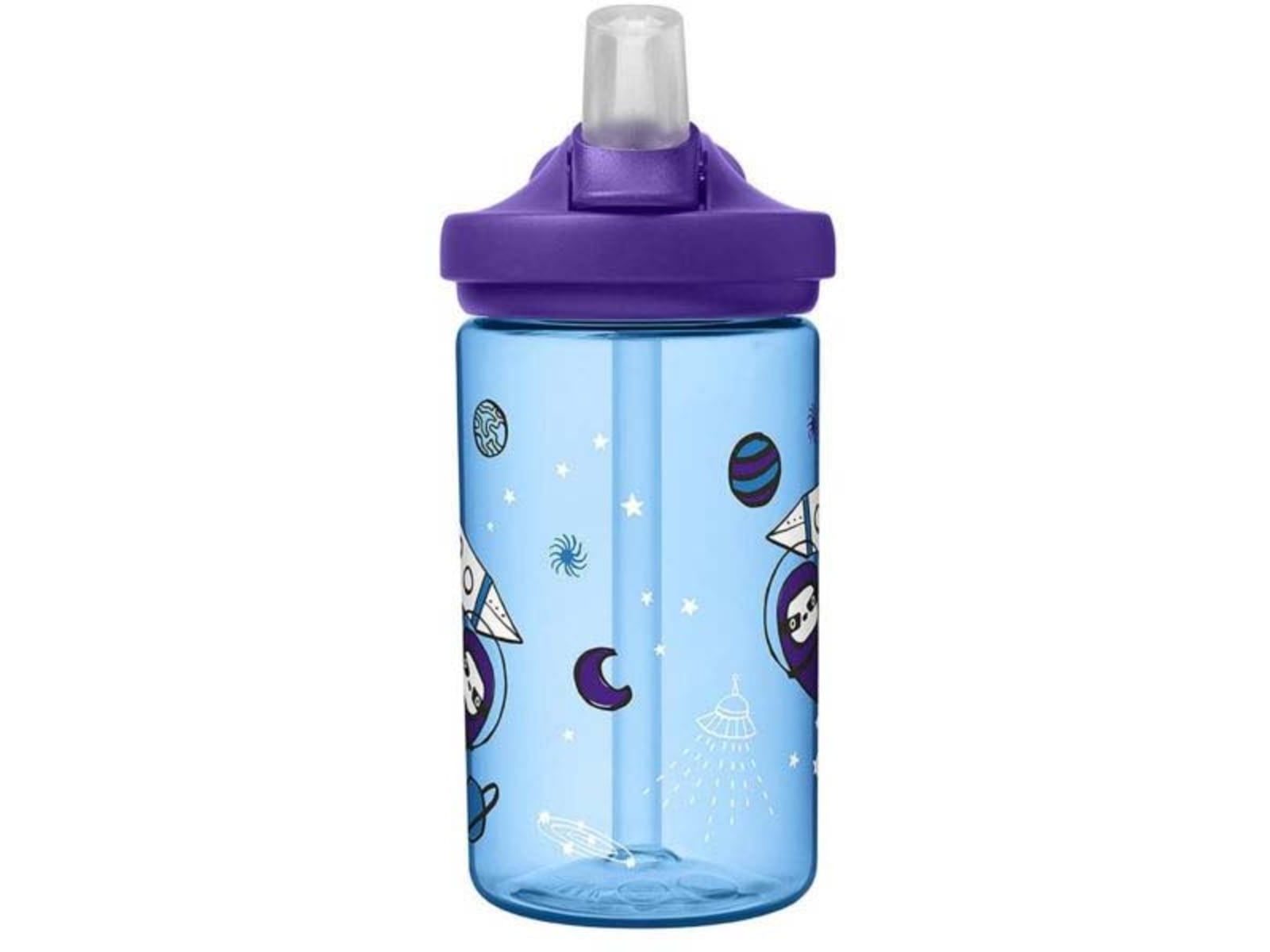 Camelbak Eddy+ Kids 14oz Water Bottle with Flip Straw, Sloths in Space C334R