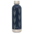 simple modern bolt arrows 17oz water bottle stainless steel deep ocean blue C419D