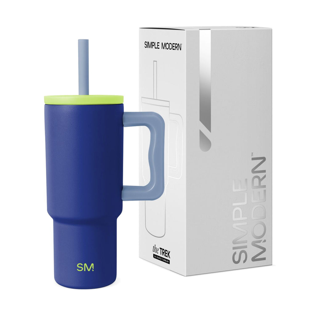 Simple Modern 24oz Trek Tumbler with handle and Silicone Straw Lid | Asteroid C411A
