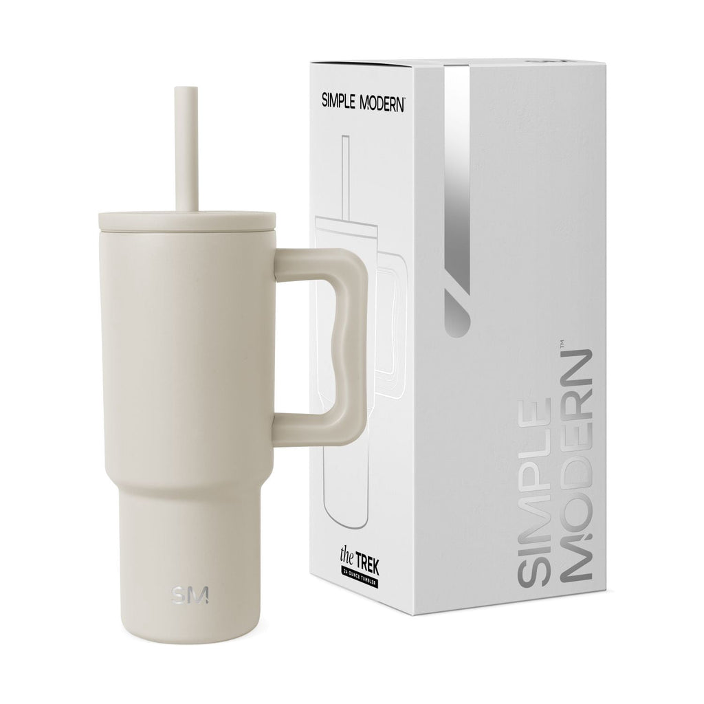 Simple Modern 24oz Trek Tumbler with handle and Silicone Straw Lid | Asteroid C411A
