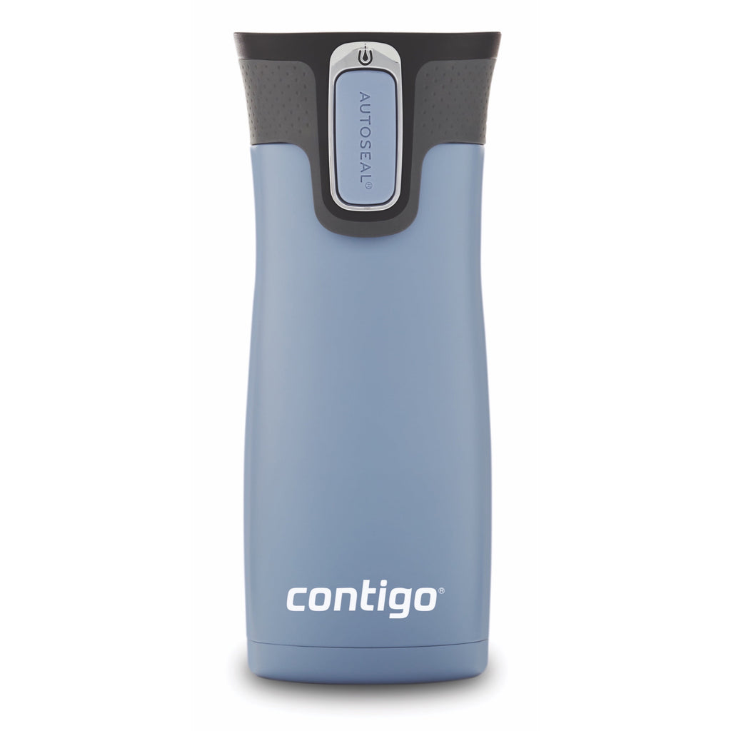 Contigo AUTOSEAL West Loop 2.0 Travel Mug, 16 oz., Stainless Steel with Black Button C098H