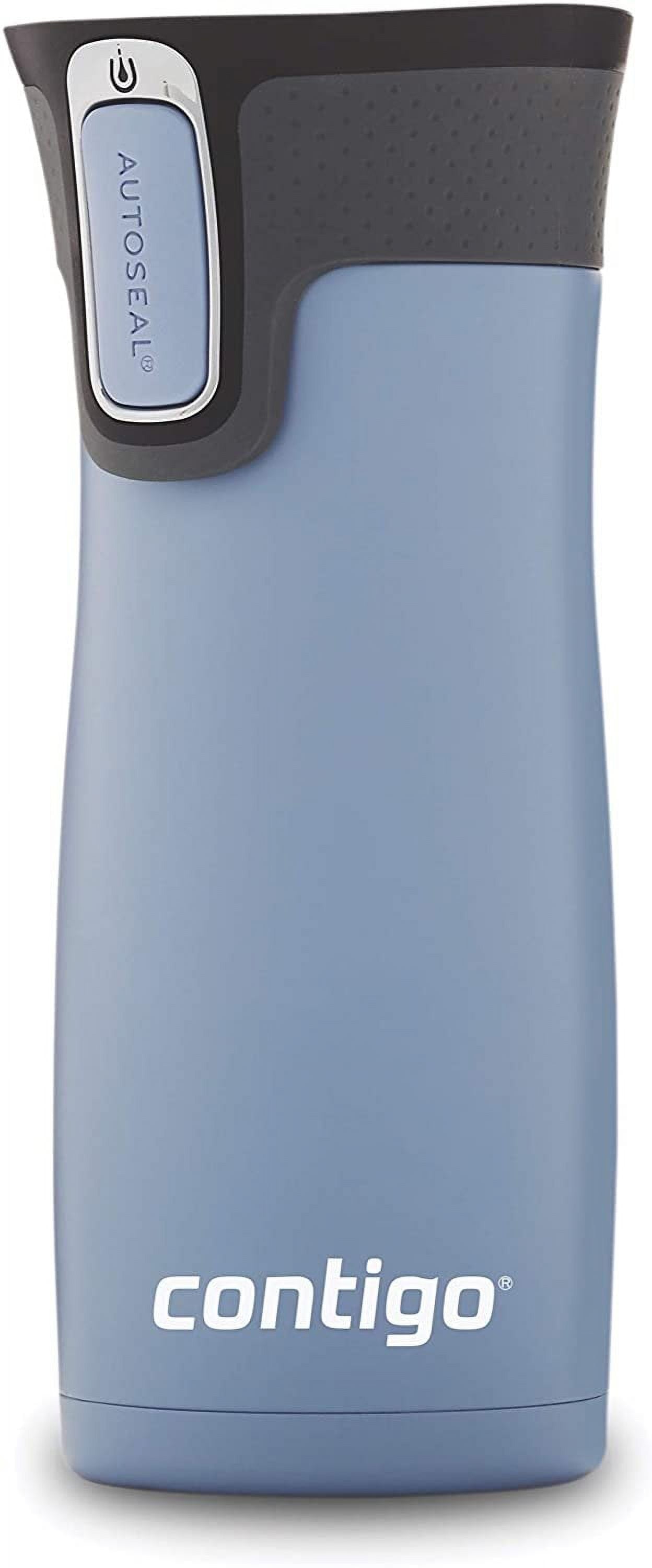 Contigo AUTOSEAL West Loop 2.0 Travel Mug, 16 oz., Stainless Steel with Black Button C098H