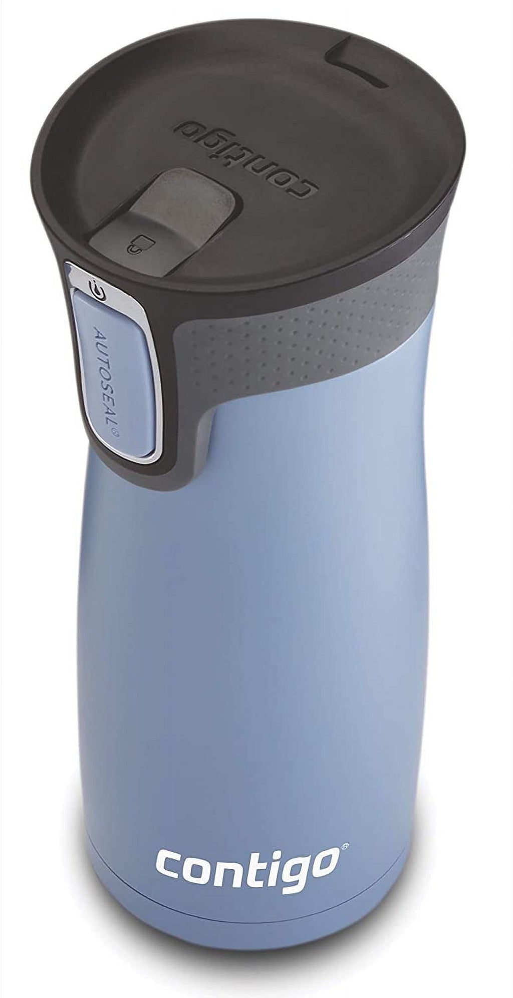 Contigo AUTOSEAL West Loop 2.0 Travel Mug, 16 oz., Stainless Steel with Black Button C098H