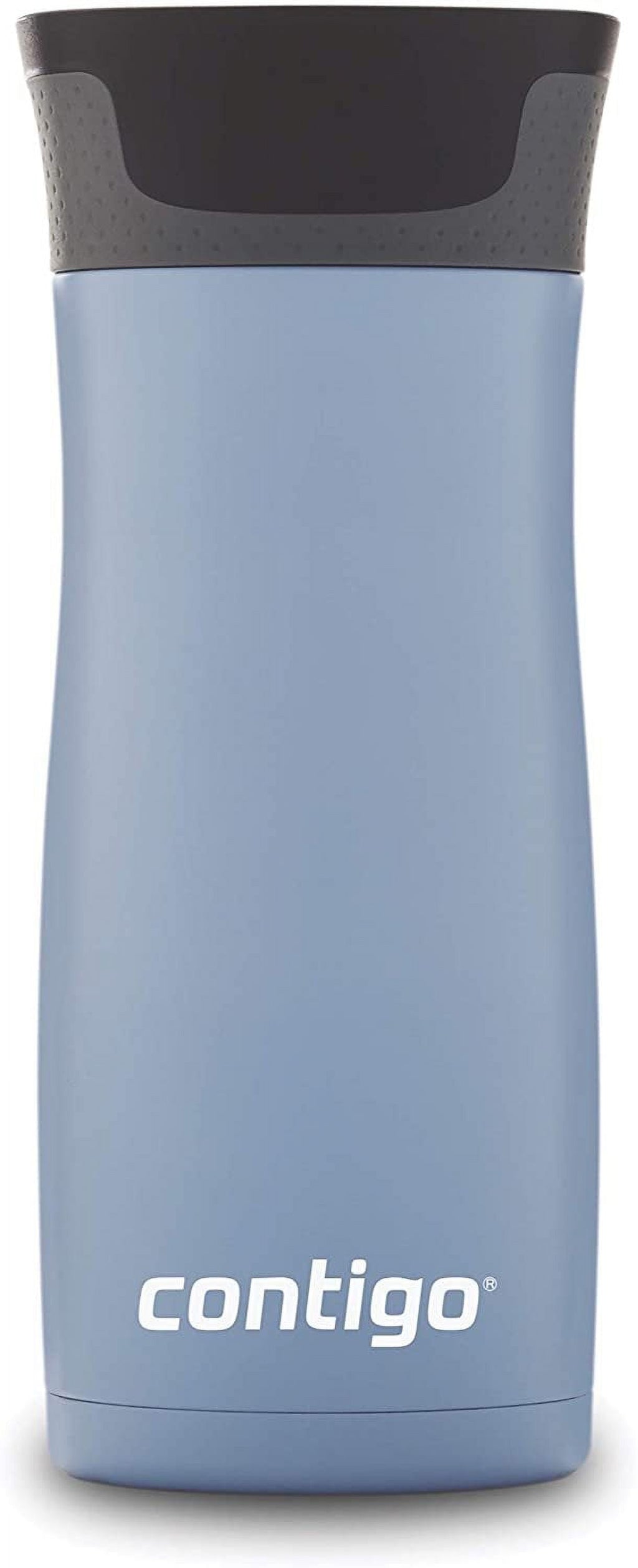 Contigo AUTOSEAL West Loop 2.0 Travel Mug, 16 oz., Stainless Steel with Black Button C098H