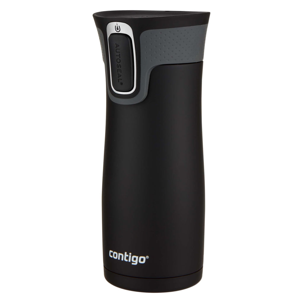 Contigo AUTOSEAL West Loop 2.0 Travel Mug, 16 oz., Stainless Steel with Black Button C098H