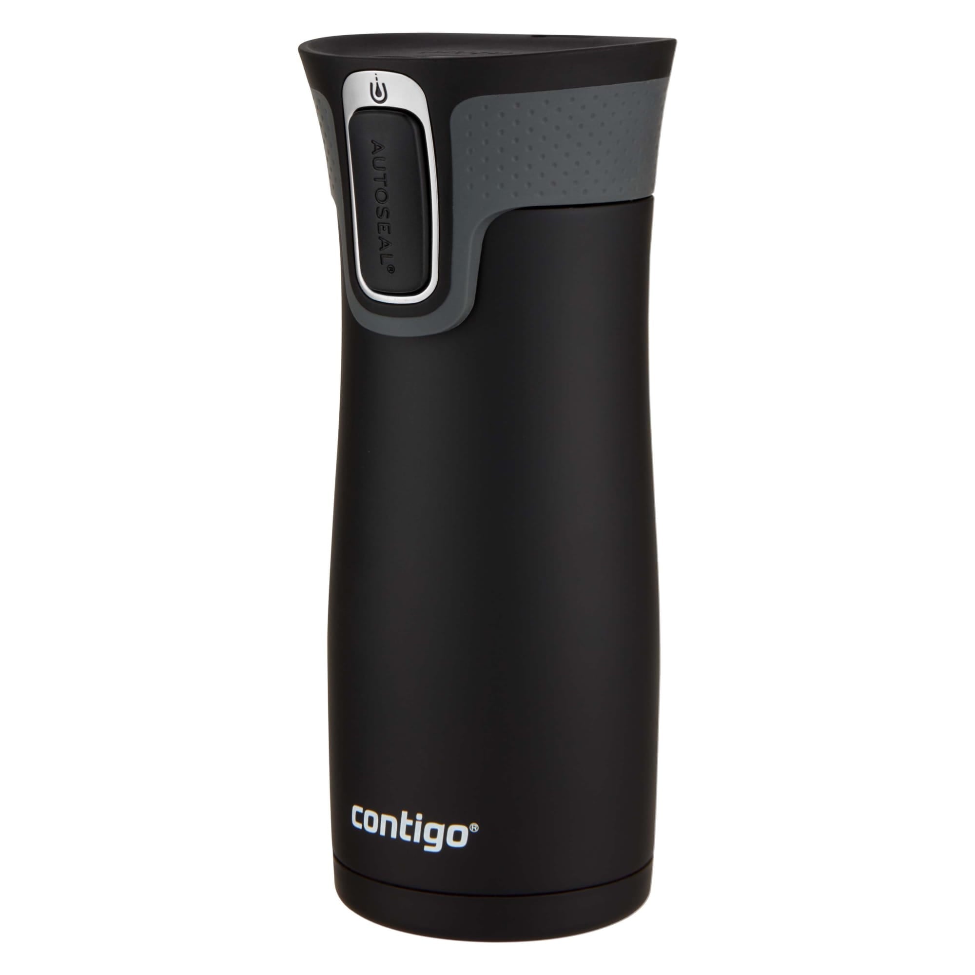 Contigo AUTOSEAL West Loop 2.0 Travel Mug, 16 oz., Stainless Steel with Black Button C098H