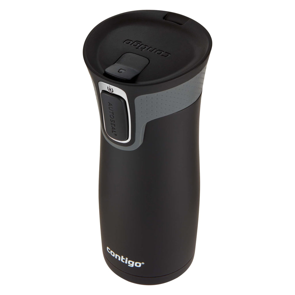Contigo AUTOSEAL West Loop 2.0 Travel Mug, 16 oz., Stainless Steel with Black Button C098H