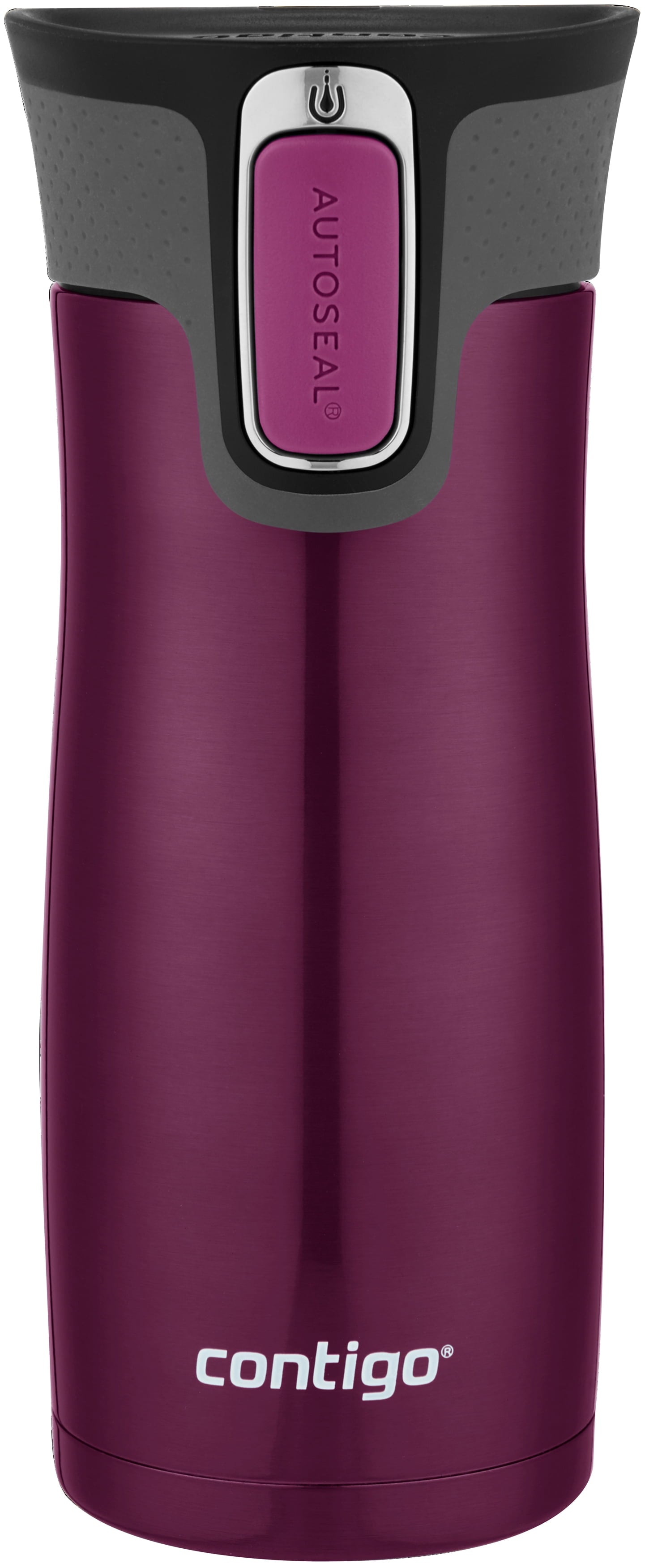 Contigo AUTOSEAL West Loop 2.0 Travel Mug, 16 oz., Stainless Steel with Black Button C098H
