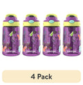 (4 pack) Contigo Kids Water Bottle with Redesigned AUTOSPOUT Straw, 14 oz, Grape Forest Haven C016F